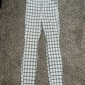 Hollister Pants Women's Ultra Hi-Rise Stretch Chino Multicolor Checkered